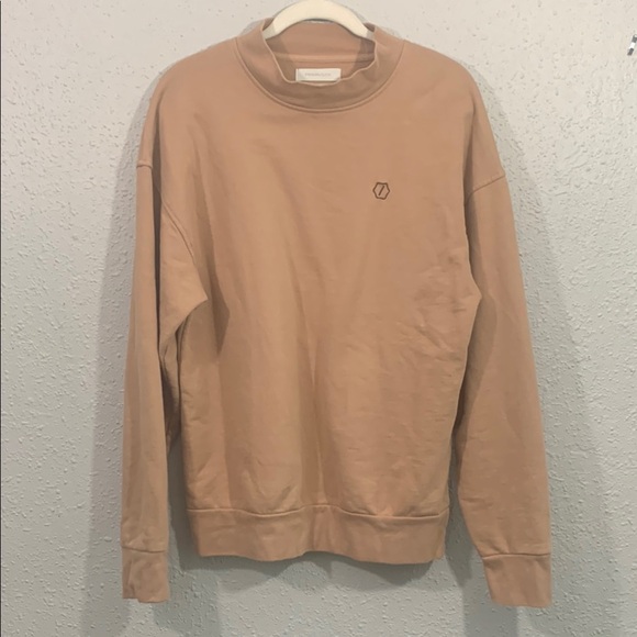 URBAN OUTFITTERS Standard/Cloth Taupe SWEATSHIRT size S - Picture 1 of 10